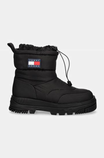 Зимние сапоги Tommy Jeans TJM SNOW BOOT цвет чёрный EM0EM01449 Зимние сапоги Tommy Jeans TJM SNOW BOOT цвет чёрный EM0EM01449