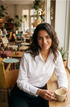 Бавовняна сорочка - білий