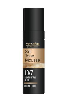 Тонирующая пенка для волос DeMira Professional Silk Tone Mousse 10/7 Light Natural Beige, 120 мл