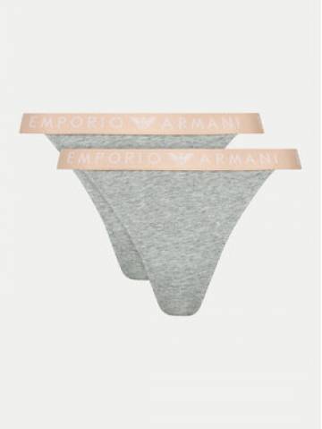 Emporio Armani Underwear Набір з 2 пар стрінгів 164522 4F227 00948 Сірий Emporio Armani Underwear Набір з 2 пар стрінгів 164522 4F227 00948 Сірий