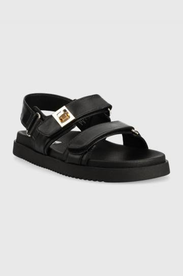 Кожаные сандалии Steve Madden Mona женские цвет чёрный SM11002535 Кожаные сандалии Steve Madden Mona женские цвет чёрный SM11002535