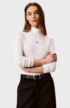Женский белый гольф LABEL Белый XS Calvin Klein Jeans LV047D203G