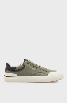 Мужские зеленые кеды NOLAN BASIC Зеленый 43 Pepe Jeans PMS300018