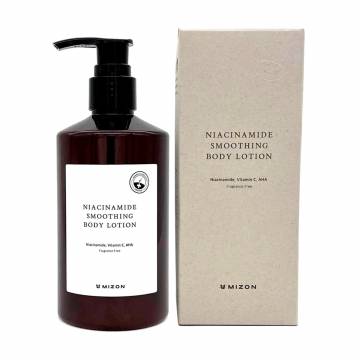 Разглаживающий лосьон для тела Mizon Niacinamide Smoothing Body Lotion с ниацинамидом, 300 мл Разглаживающий лосьон для тела Mizon Niacinamide Smoothing Body Lotion с ниацинамидом, 300 мл