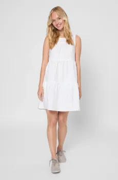 Женский белый сарафан Белый S PRPY PWCDRKAUA0032