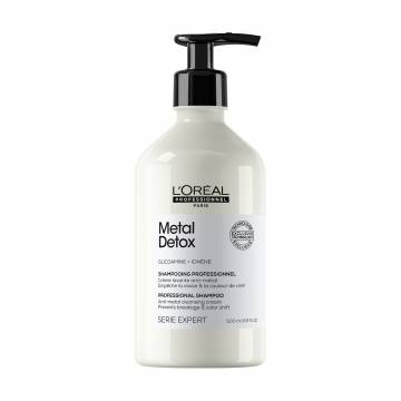Шампунь для волос LOreal Professionnel Serie Expert Metal Detox Shampoo после окрашивания и осветления, 500 мл Шампунь для волос LOreal Professionnel Serie Expert Metal Detox Shampoo после окрашивания и осветления, 500 мл