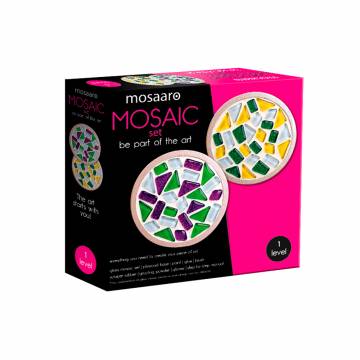 Набір скляної мозаїки Mosaaro Кришталеве скло Підставка для чашок (MA1001) Набір скляної мозаїки Mosaaro Кришталеве скло Підставка для чашок (MA1001)