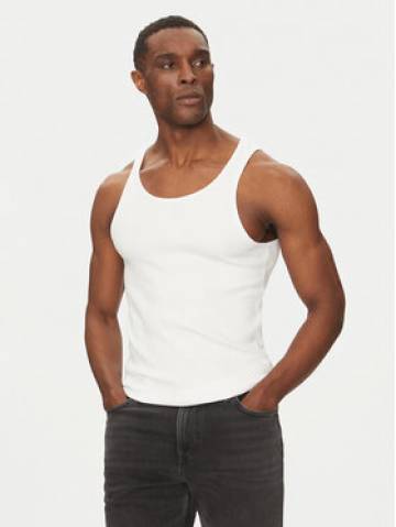 Jack&Jones Майка Islington 12273156 Білий Slim Fit Jack&Jones Майка Islington 12273156 Білий Slim Fit