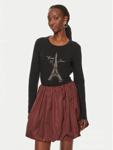 Liu Jo Блузка WF4570 J5003 Чорний Regular Fit Liu Jo Блузка WF4570 J5003 Чорний Regular Fit