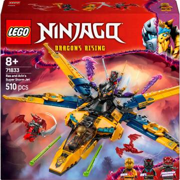 Конструктор LEGO NINJAGO Суперштормовий реактивний літак Рас та Арін (71833) Конструктор LEGO NINJAGO Суперштормовий реактивний літак Рас та Арін (71833)