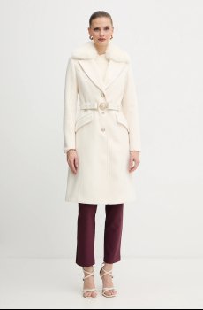 Пальто с примесью шерсти Guess NEW PATRICE