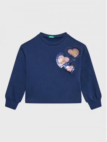 United Colors Of Benetton Світшот 3J68C10AN Cиній Regular Fit United Colors Of Benetton Світшот 3J68C10AN Cиній Regular Fit