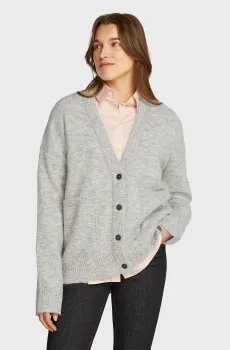 Женский серый кардиган TEXTURED LOOSE Серый M Calvin Klein Jeans J20J224234