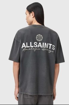 Хлопковая футболка AllSaints EMBLEM