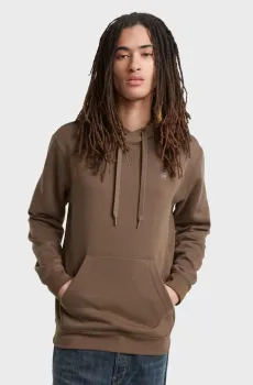 Мужское темно-коричневое худи Premium Коричневый XL G-Star RAW D16121,C235