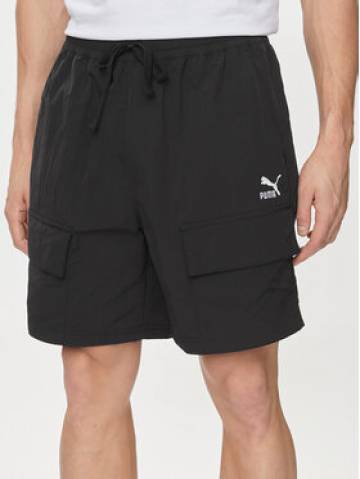 Puma Спортивні шорти Classics 624262 Чорний Relaxed Fit Puma Спортивні шорти Classics 624262 Чорний Relaxed Fit