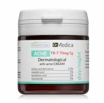 Уценка! Дерматологический крем для лица Bielenda Dr Medica Acne Dermatological Anti-Acne Cream анти-акне, 50 мл Уценка! Дерматологический крем для лица Bielenda Dr Medica Acne Dermatological Anti-Acne Cream анти-акне, 50 мл