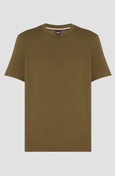 Мужская оливковая футболка Оливковый XL BOSS 50538438;302