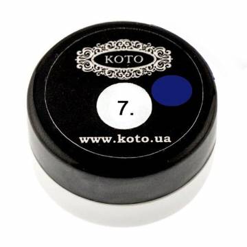 Гель-краска для ногтей KOTO 7 Синяя, 5 мл Гель-краска для ногтей KOTO 7 Синяя, 5 мл