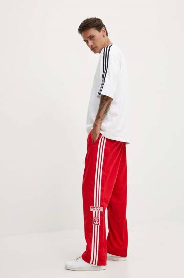 Спортивные штаны adidas Originals цвет красный с аппликацией IY9924