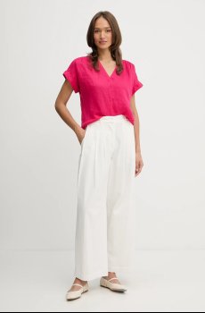 Льняная блузка United Colors of Benetton