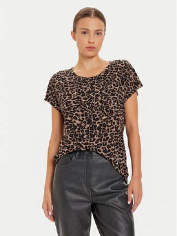 ONLY Футболка 15344399 Коричневий Regular Fit ONLY Футболка 15344399 Коричневий Regular Fit