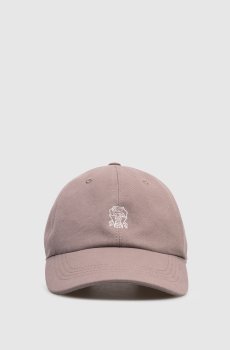 Детская коричневая кепка с вышивкой эмблемы
