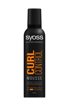 Уценка! Мусс для укладки волос SYOSS Curl Control средняя фиксация, 250 мл