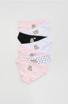 Reserved - Бавовняні труси Pusheen, 7 пар - різнобарвний - 649IN-MLC