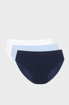 Женские трусики (3 шт) BIKINI Серый S Calvin Klein LV00QD5212