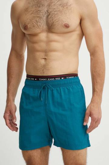 Купальные шорты Tommy Jeans цвет зелёный UM0UM03141 Купальные шорты Tommy Jeans цвет зелёный UM0UM03141