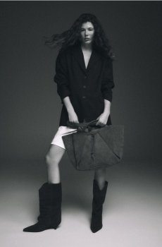 Reserved - Сумка-шопер з екошкіри - бежевий - 767CP-80X