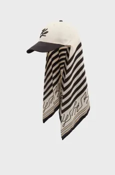 Женская кепка AUTOGRAPH SCARF Разноцветный ONESIZE Karl Lagerfeld B2W33020