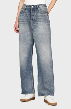 Женские голубые джинсы Relaxed Straight Голубой 27-32 Tommy Hilfiger WW0WW42798