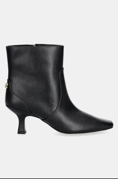 Кожаные полусапожки Coach Sculpted C Kitten Heel Leather Bootie
