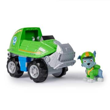 Ігровий набір Paw Patrol Джунглі Автомобіль-трансформер з водієм Роккі (SM17776/0648) Ігровий набір Paw Patrol Джунглі Автомобіль-трансформер з водієм Роккі (SM17776/0648)