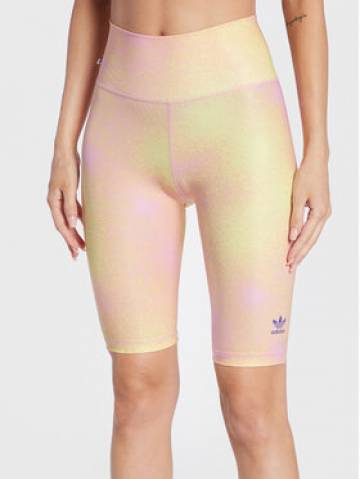 adidas Велосипедки Allover Print HL6601 Жовтий Slim Fit adidas Велосипедки Allover Print HL6601 Жовтий Slim Fit