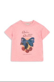 Детская футболка с добавлением льна Konges Sløjd ERA TEE OCS