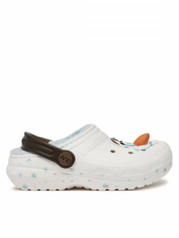 Crocs Шльопанці Classic Frozen Olaf Clog Kids 210234 Білий Crocs Шльопанці Classic Frozen Olaf Clog Kids 210234 Білий