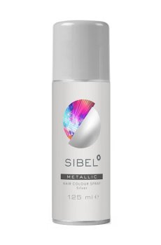 Цветной спрей для волос Sibel Hair Colour Spray Metallic Silver, 125 мл
