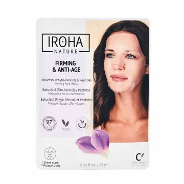 Тканевая маска для лица Iroha Nature Firming & Anti-Age Face Sheet Mask, 23 мл Тканевая маска для лица Iroha Nature Firming & Anti-Age Face Sheet Mask, 23 мл