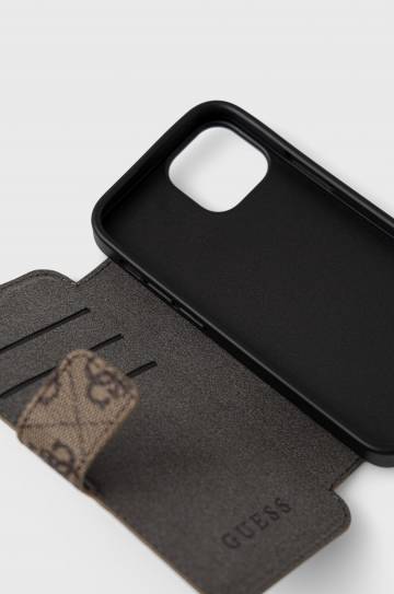 Чехол на телефон Guess цвет коричневый iPhone 13 Mini Чехол на телефон Guess цвет коричневый iPhone 13 Mini