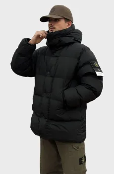 Чоловіча чорна курта  CRINKLE REPS down parka STONE ISLAND Черный L Stone Island K2S154100012-V0029