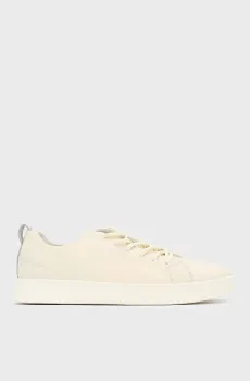 Мужские белые кожаные сникерcы Белый 39 Respect VK83-150419