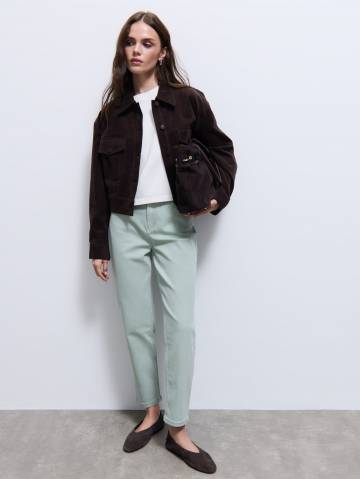 Mohito - Джинси мом slim - зелений - 42