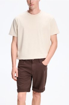 Reserved - Джинсові шорти slim fit - dark grey jeans - YV425-89J