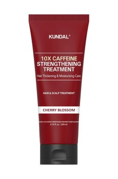 Кофеиновый кондиционер для волос Kundal 10X Caffeine Strengthening Treatment, Cherry Blossom, 200 мл