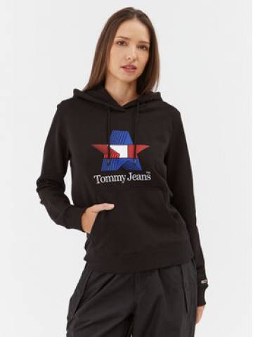 Tommy Jeans Світшот Star DW0DW17690 Чорний Regular Fit Tommy Jeans Світшот Star DW0DW17690 Чорний Regular Fit