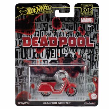 Мотоцикл Hot Wheels Pop culture Deadpool scooter (HXD63/JBL70) Мотоцикл Hot Wheels Pop culture Deadpool scooter (HXD63/JBL70)