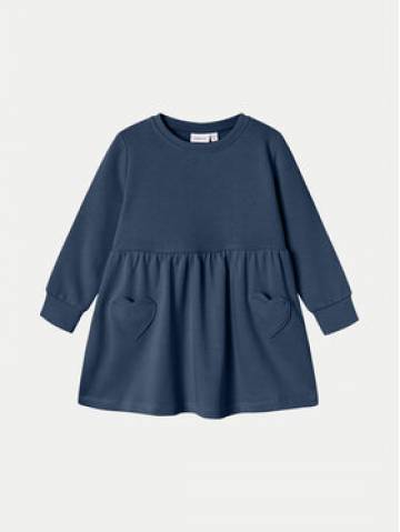 NAME IT Трикотажна сукня 13231933 Cиній Relaxed Fit